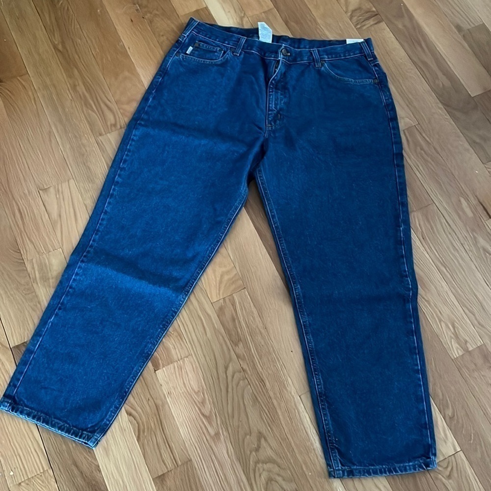 Carhartt NWT Relaxed Fit Work Dungaree Size 42x30… - image 1